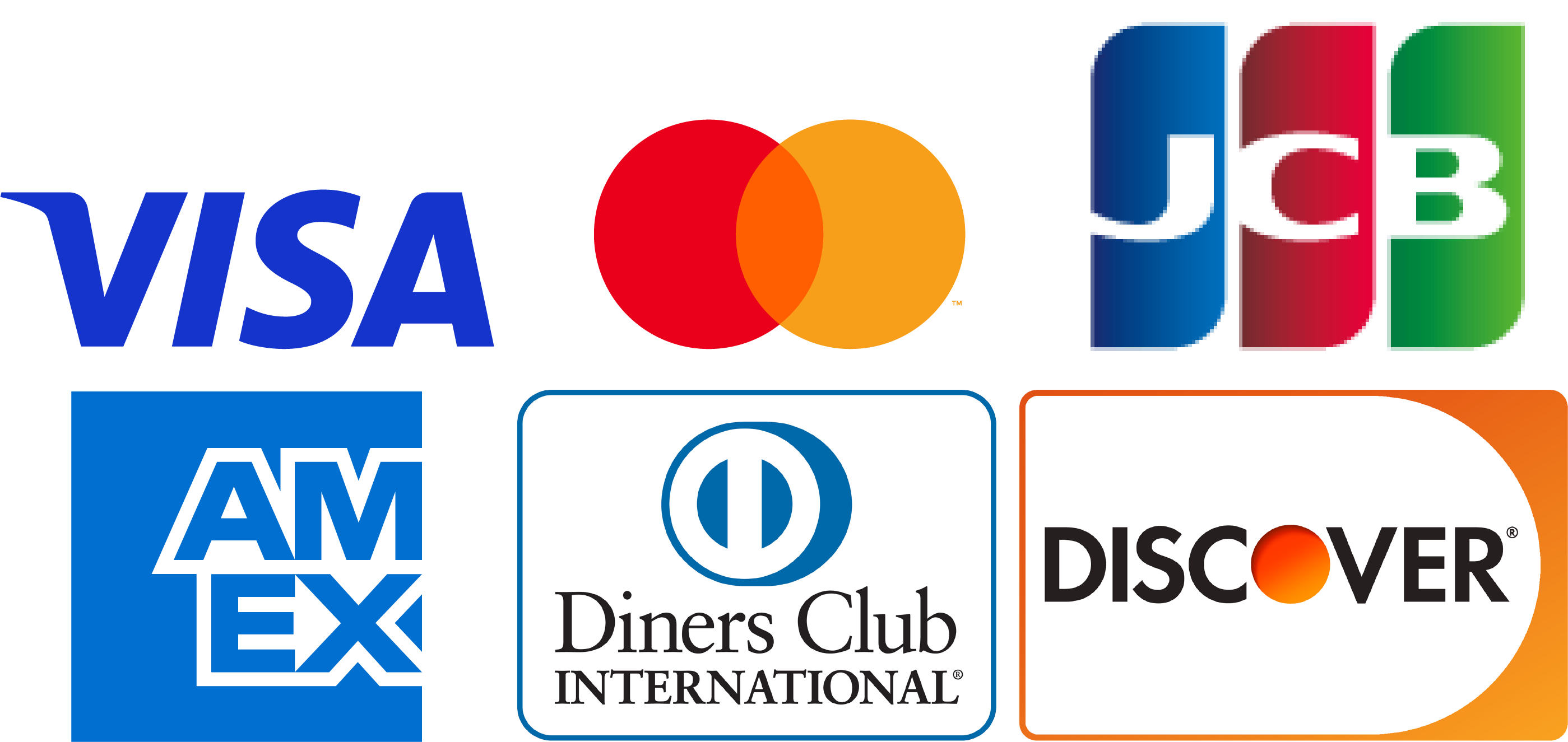 Accepted cards